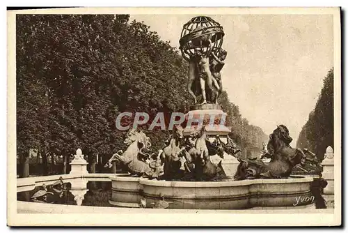 Ansichtskarte AK Paris Fontaine de Carpeaux Square de l&#39observatoire