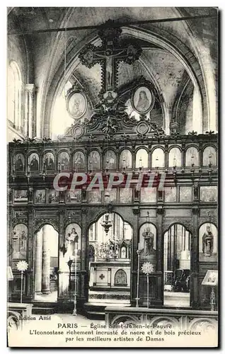 Cartes postales Paris Eglise Saint Jallen le Pauvre