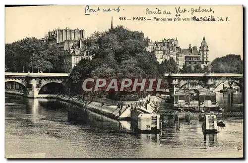 Cartes postales Paris Panorama Pris Vers l&#39Ile Saint Louis