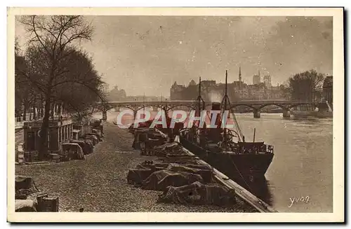 Ansichtskarte AK Paris Le port Saint Nicolas Bateau