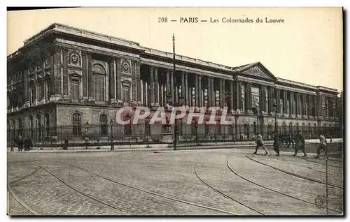 Ansichtskarte AK Paris Les Colonnades du Louvre