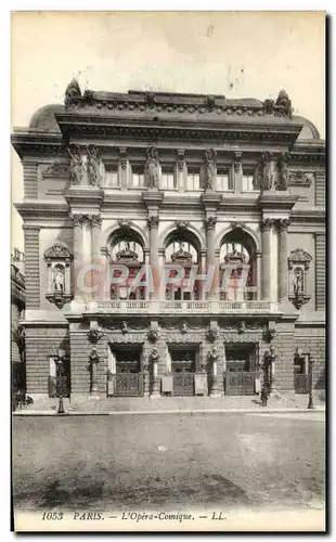 Ansichtskarte AK Paris L&#39Opera Comique