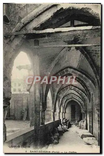 Cartes postales Paris Saint Severin Le Cloitre