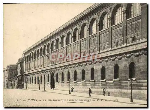 Ansichtskarte AK Paris La Bibliotheque Sainte Genevieve