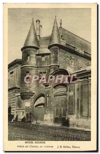 Ansichtskarte AK Paris Hotel Soubise Porte de l&#39hotel de Clisson