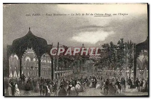 Ansichtskarte AK Paris Vieux Montmartre La Salle de Bal du Chateau Rouge sous l&#39Empire