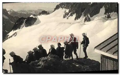 Cartes postales moderne Militaria Depart d&#39une patrouille en haute montagne