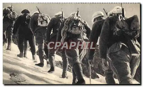 Cartes postales moderne Militaria Ecole de haute montagne Chasseurs alpins