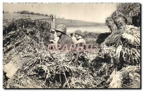 Cartes postales moderne Militaria Aux manoeuvres Observatoire d&#39infanterie