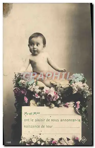 Cartes postales Fantaisie Enfant Bebe