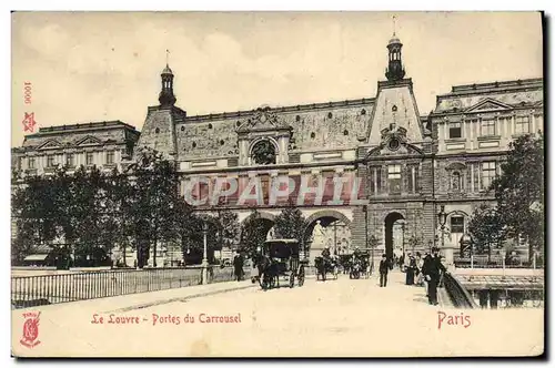 Ansichtskarte AK Paris Le Louvre Portes Du Carrousel