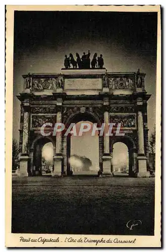 Cartes postales Paris Arc de Triomphe du Carrousel