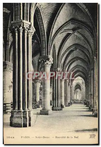 Cartes postales Paris Notre Dame Bas Cote