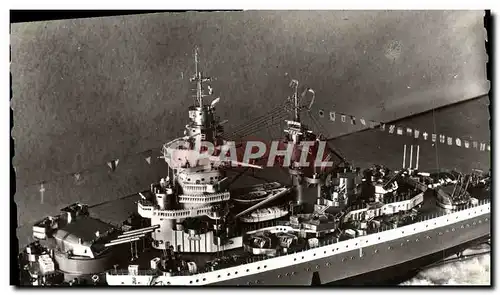 Cartes postales moderne Bateau Croiseur Maquette Richelieu Taillecourt