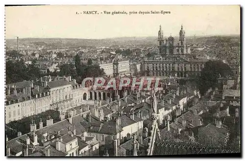 Ansichtskarte AK Nancy Vue generale prise depuis Saint Epvre