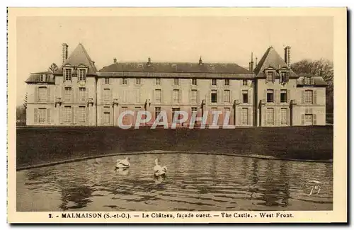 Cartes postales Malmaison Le Chateau facade ouest
