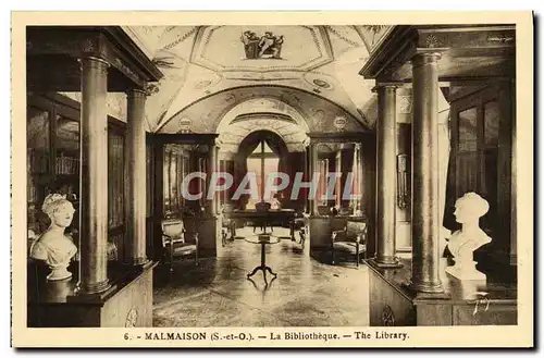 Cartes postales Malmaison La Bibliotheque