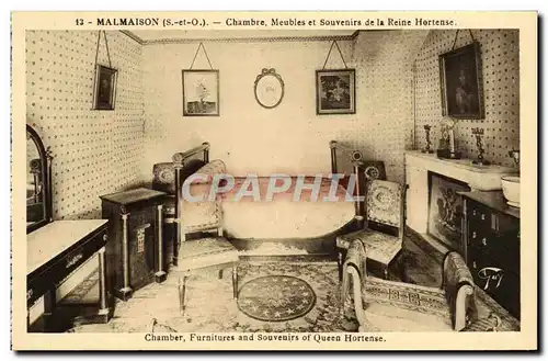 Cartes postales Malmaison Chambre Meubles et Souvenirs de la Reine Hortense