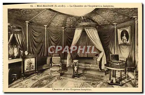 Ansichtskarte AK Malmaison La Chambre de Imperatrice Josephine