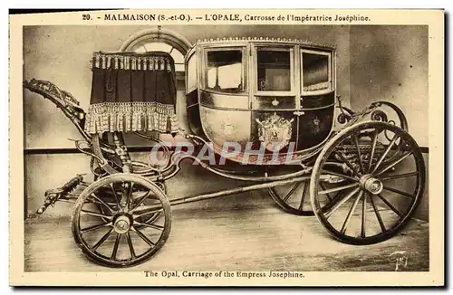 Cartes postales Malmaison L&#39Opale Carrosse de l&#39Imperatrice Josephine