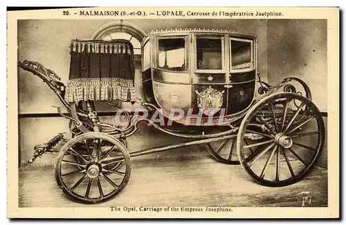 Cartes postales Malmaison L'Opale Carrosse de l'Imperatrice Josephine