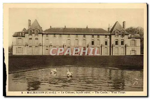 Cartes postales Malmaison Le Chateau facade ouest