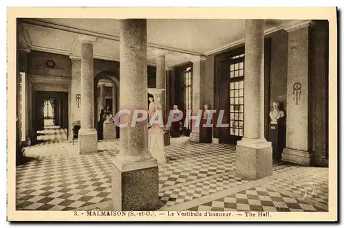 Cartes postales Malmaison Le vestibule d'honneur