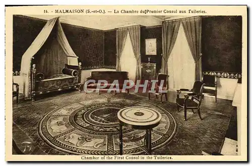 Ansichtskarte AK Malmaison La Chmabre du Premier Consul aux Tuileries