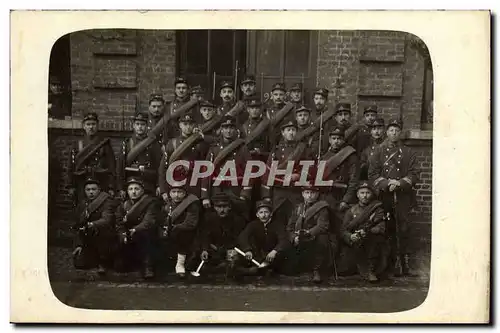 CARTE PHOTO Soldats (n�24 sur les cols) Militaria