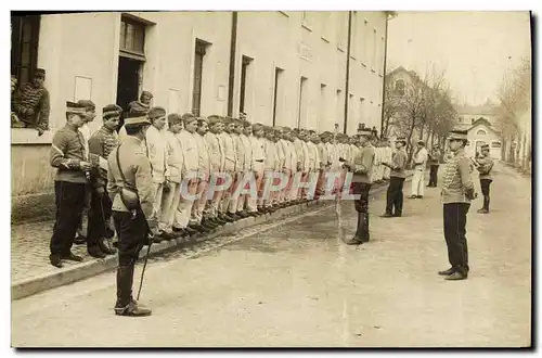 CARTE PHOTO Soldats Militaria Revue