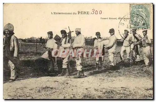 Cartes postales L&#39Entrerrement du Pere 300 Militaria