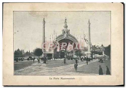 Cartes postales Le Porte Monumentale Paris