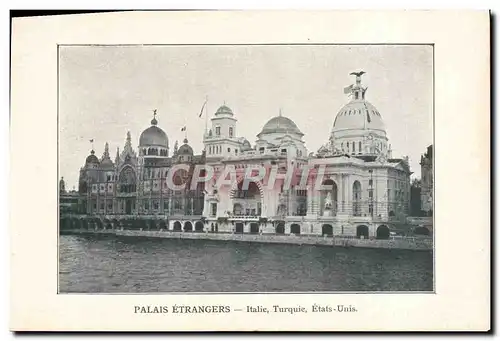 Cartes postales Palais Etrangers Italie Turquie Etats Unis Paris