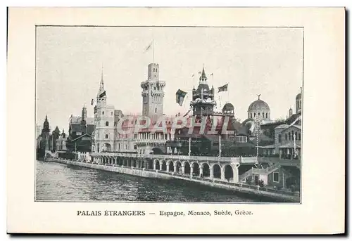 Ansichtskarte AK Palais Etrangers Espagne Monaco Suede Grece Paris