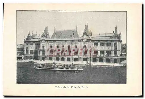 Cartes postales Palais de la Ville de Paris Paris