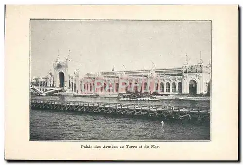 Ansichtskarte AK Palais des Armees de Terre et de Mer Paris