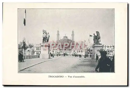 Cartes postales Trocadero Vue d&#39ensemble Paris