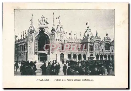 Ansichtskarte AK Invalides Palais des Manufactures Nationales Paris