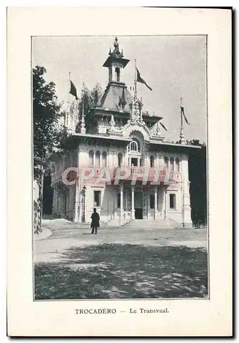 Ansichtskarte AK Trocadero Le Transvaal Paris