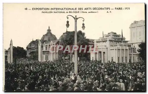 Ansichtskarte AK Paris Exposition Internationale des Arts Decoratifs Pavillon National de Belgique Japon