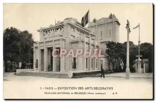 Ansichtskarte AK Paris Exposition des Arts Decoratifs Pavillon de Belgique