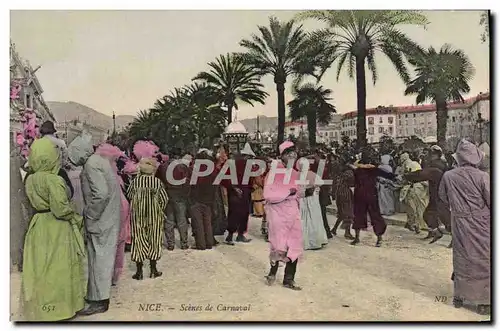 Cartes postales Nice Scenes de Carnaval