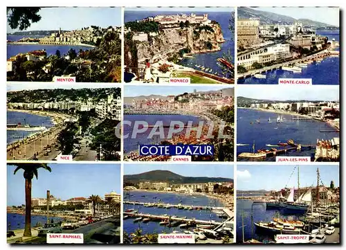 Cartes postales moderne Cote d&#39Azur