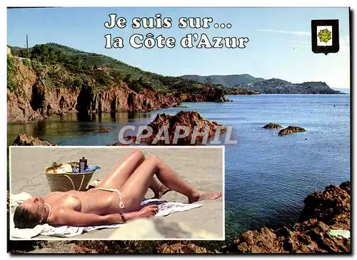 Cartes postales moderne Je Suis Sur la Cote d'Azur