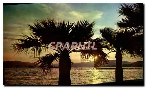 Cartes postales moderne La Cote d'Azur Miracle De la Nature Coucher de Soleil Sur La Cote