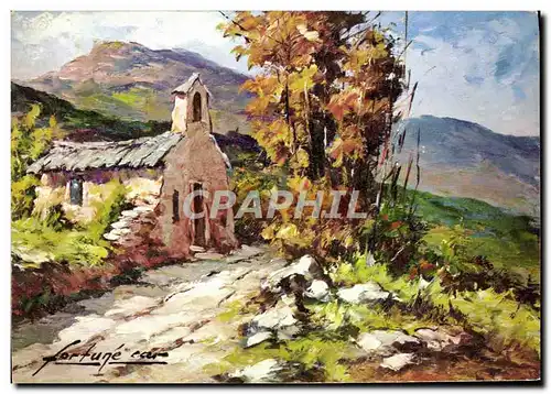 Cartes postales moderne Cote D&#39Azur Inoubliable Chapelle De Montagne Dans L&#39Arriere Pays