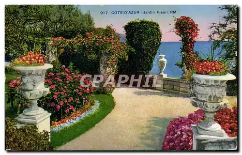 Ansichtskarte AK Cote D&#39Azur Jardin Fleuri