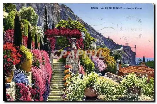 Cartes postales Cote D&#39Azur Jardin Fleuri