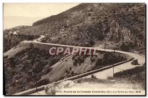 Cartes postales Nice Route de la Grande Corniche Nice a la Turebie par Eze