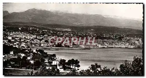 Cartes postales Antibes Vue Generale et les Alpes